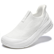 AIRHAS Womens Slip On Walking Shoes (White,10.0)