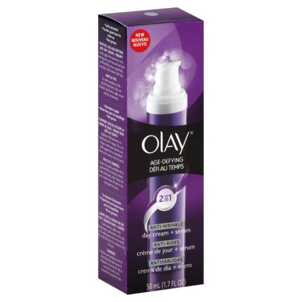 Olay Age Defying 2-in-1 Anti-Wrinkle Day Cream + Serum - 1.7oz