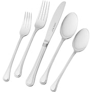 HENCKELS 65-Piece Astley Flatware Set, Silver