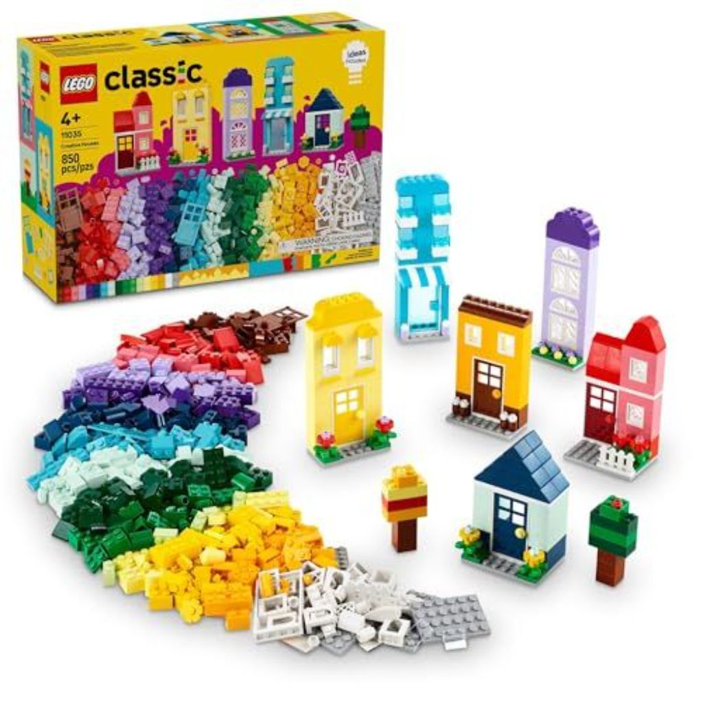 LEGO Classic Creative Houses Building Set 11034, 850 Pieces *Damaged Box*