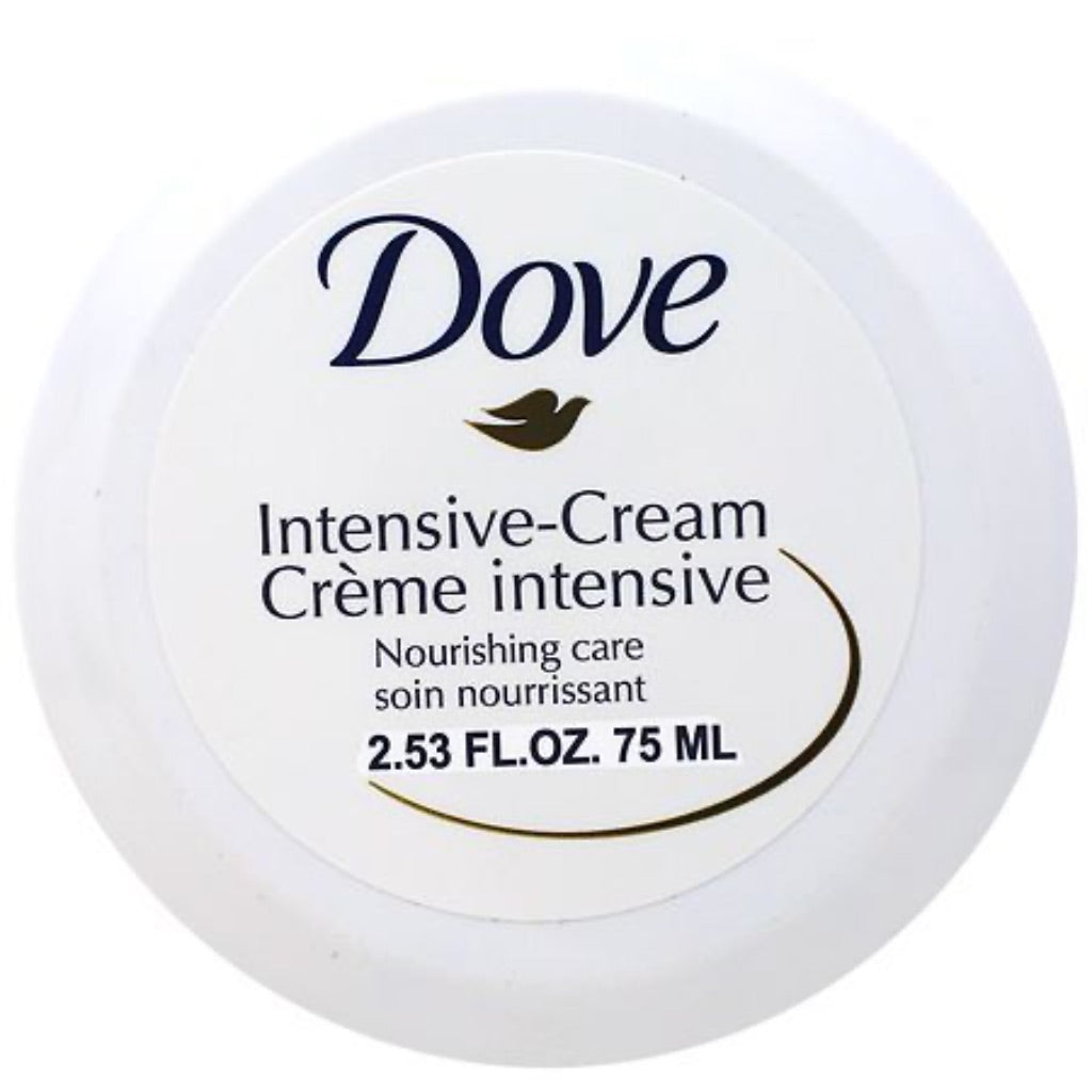 Dove Intensive Nourishing Cream - Blue, 2.53 fl. oz. (3 Pack)
