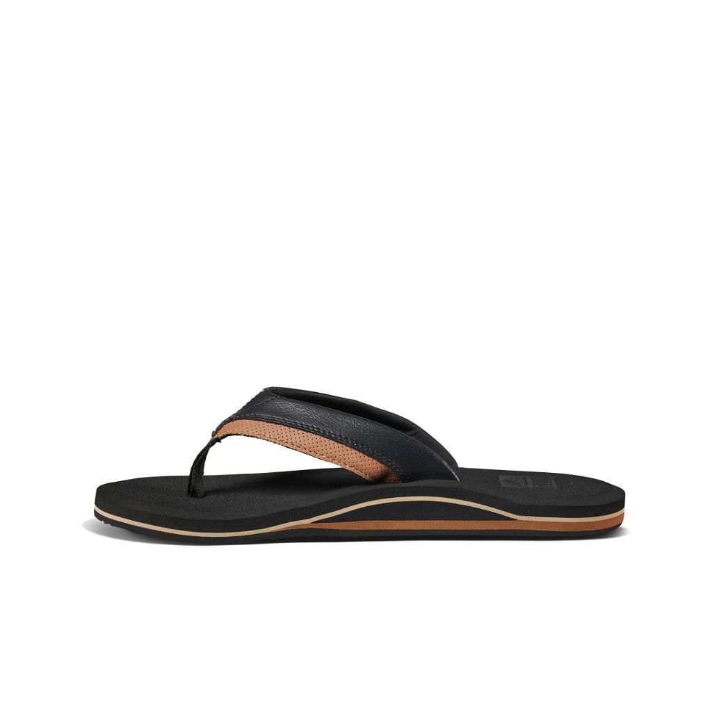 Reef Cushion Dawn Men's Comfort Sandals, Black/tan - 9 Medium