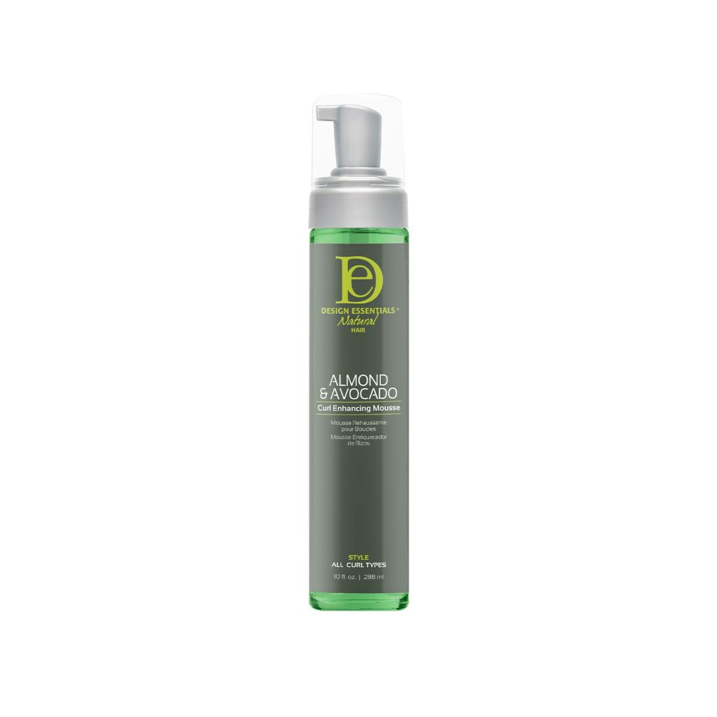 Design Essentials Curl Enhancing Hair Mousse for Curly Hair; Almond and Avocado Collection, 10 Ounce