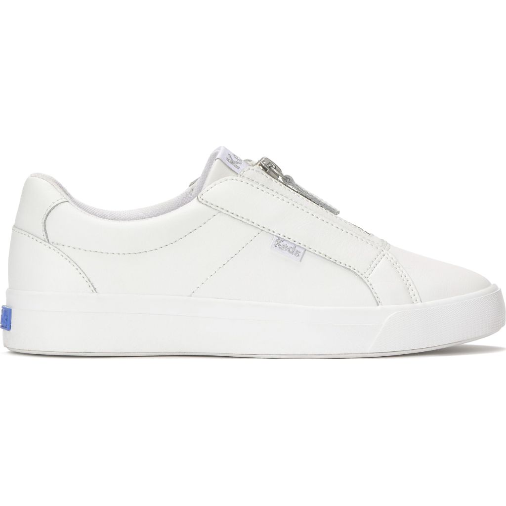 Keds Pursuit Zip Fashion Sneaker, Keds White, W 11