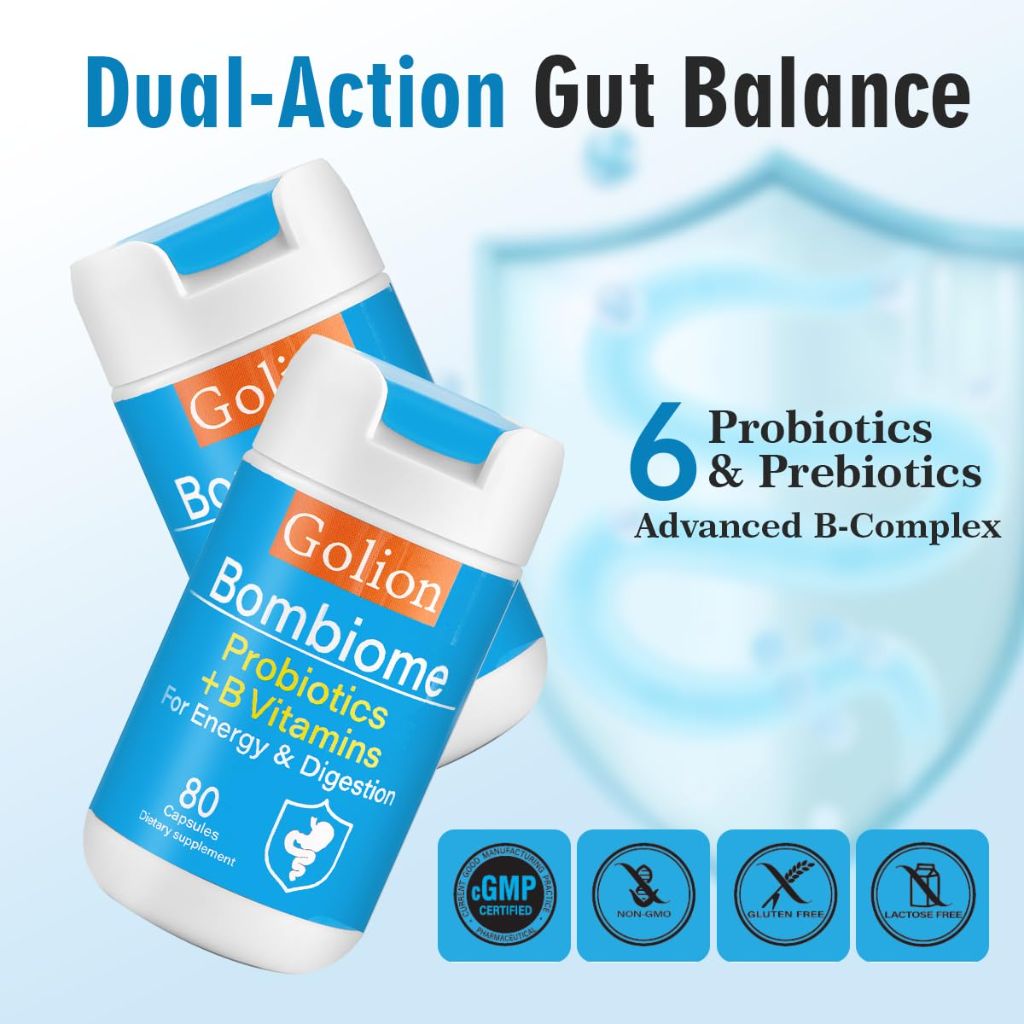 Golion Advanced Probiotics Vitamin B Complex - 40-Day, Unisex