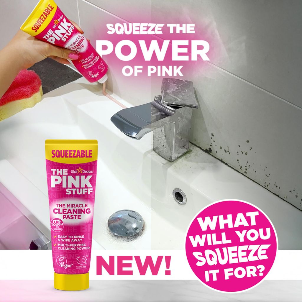 The Pink Stuff The Miracle Squeezable Cleaning Paste (10 oz)