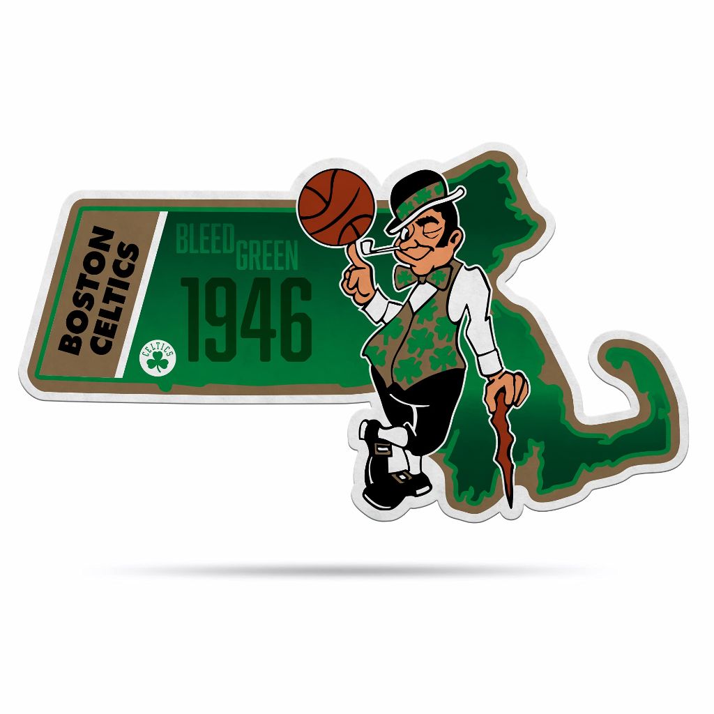 Rico Industries NBA Boston Celtics State Shape Shape Cut Pennant