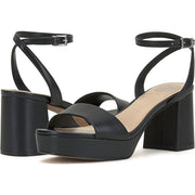 Vince Camuto Women's Pendreya Ankle Strap Platform Sandals - Black, Size 8