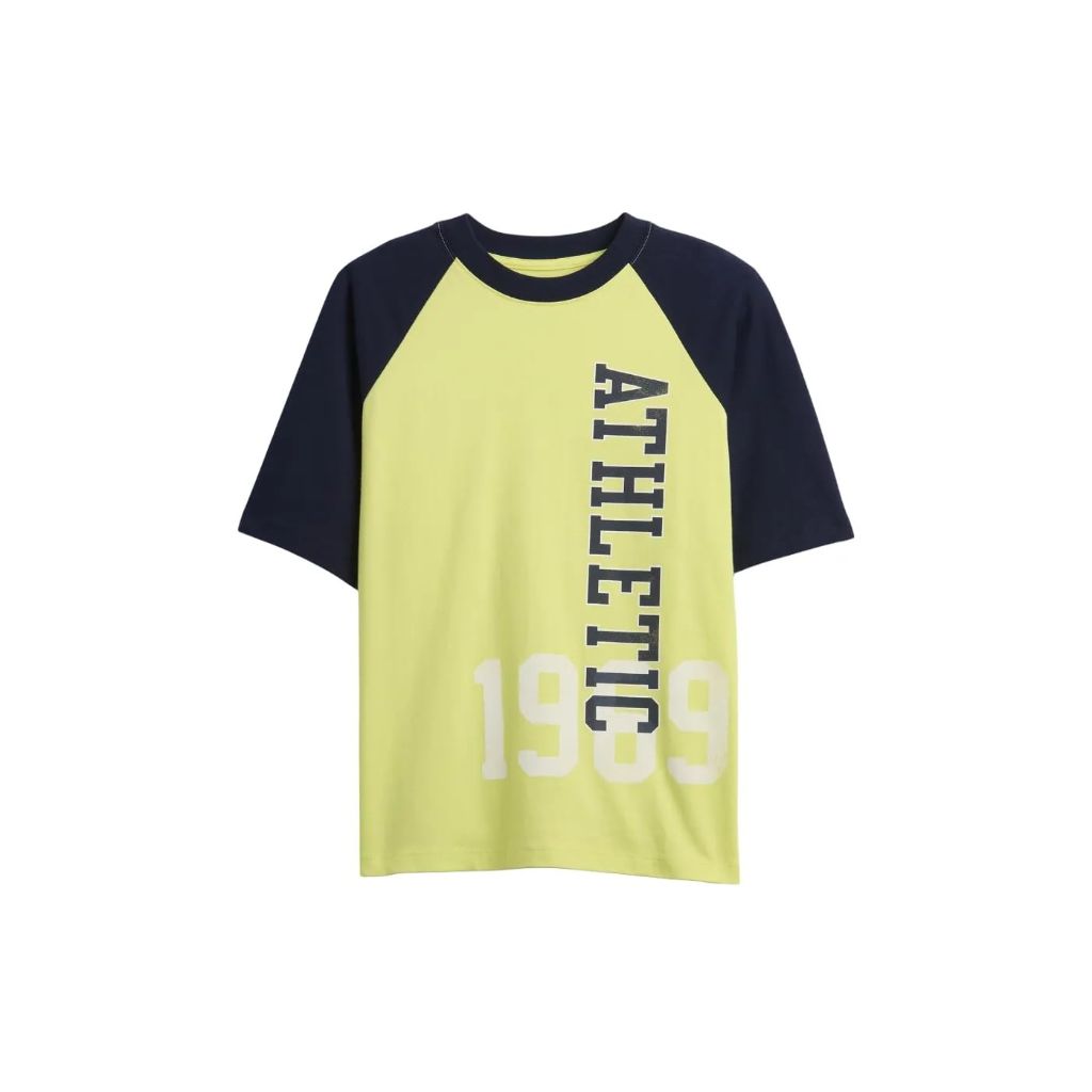 GAP Boys Fashion Graphic Tee Radioactive Neon PRT XXL