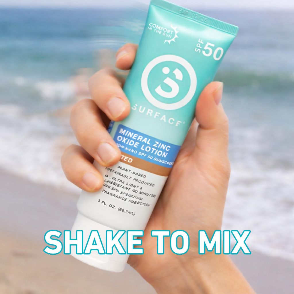 Surface Mineral Sunscreen Lotion SPF 50, Tinted, 3oz