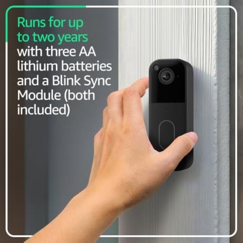 Blink HD Security Camera System with Two-Year Battery and Sync Module Core, Black