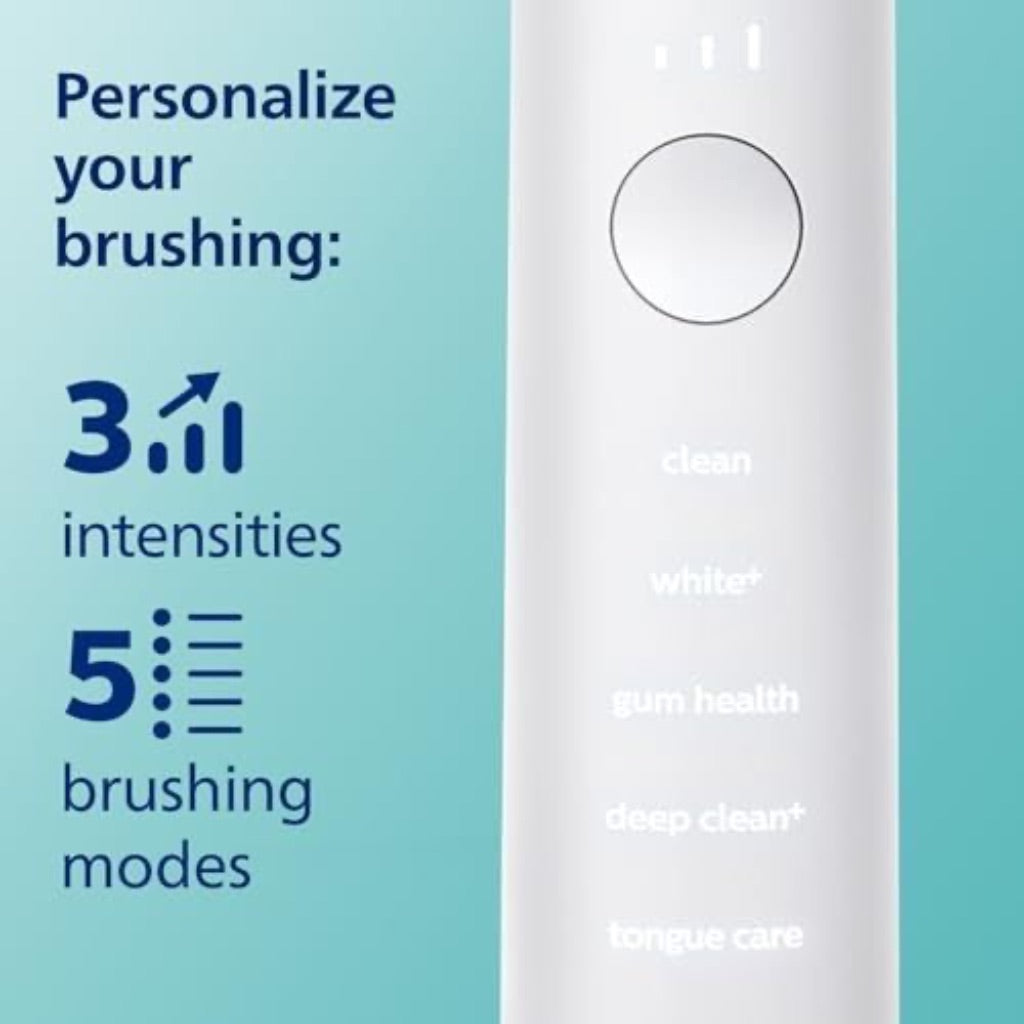 Philips Sonicare DiamondClean Smart 9500 Electric Toothbrush, Sonic Toothbrush with App, Pressure Sensor, Brush Head Detection, 5 Brushing Modes and 3