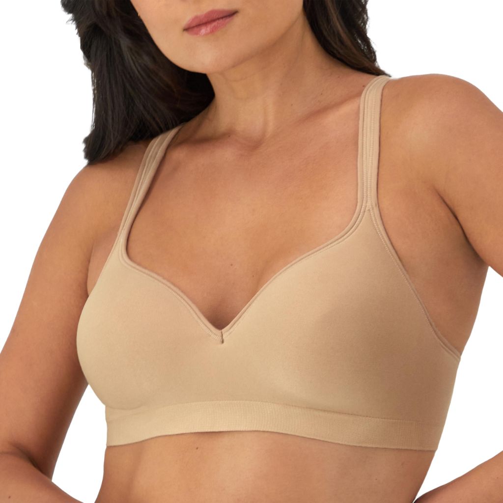 Bali Women's Comfort Revolution Wire Free Bra, Nude,34C