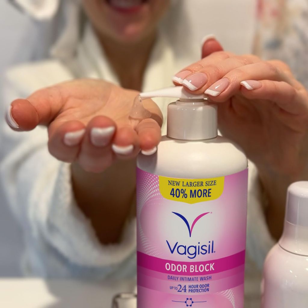 Vagisil Feminine Wash for Intimate Area Hygiene with Pump | 16.9 oz