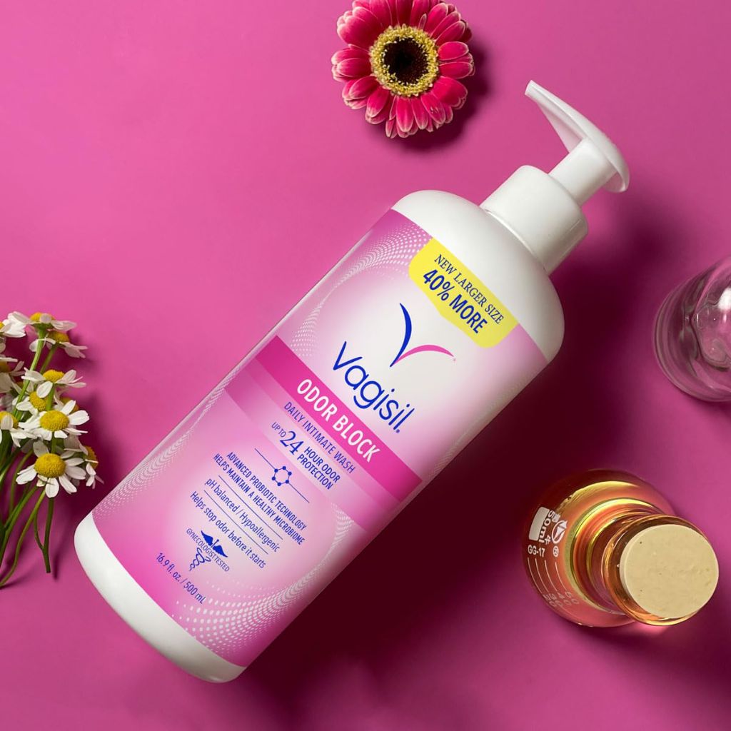 Vagisil Feminine Wash for Intimate Area Hygiene with Pump | 16.9 oz
