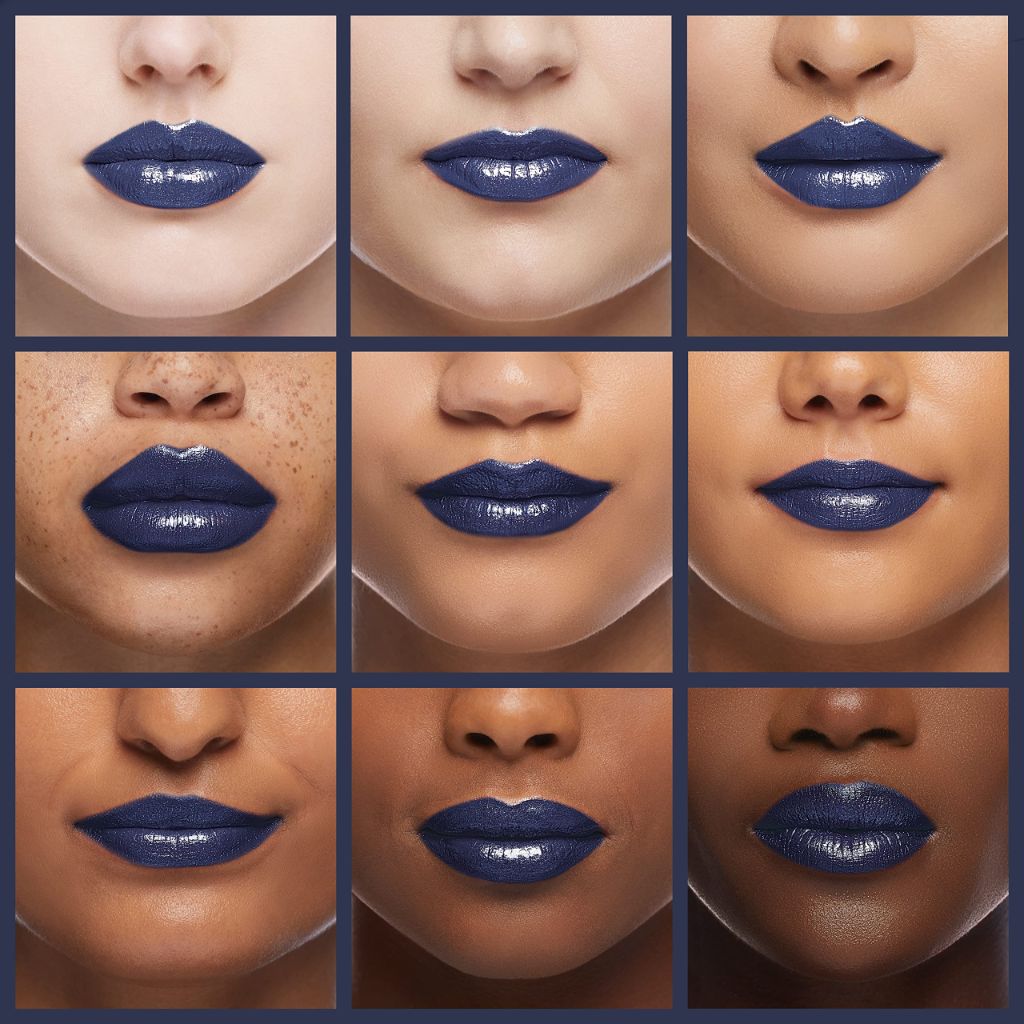 Black Radiance Metalicious Metallic Lipstick Lip Sculptor Magnetic Sapphire (Blue)