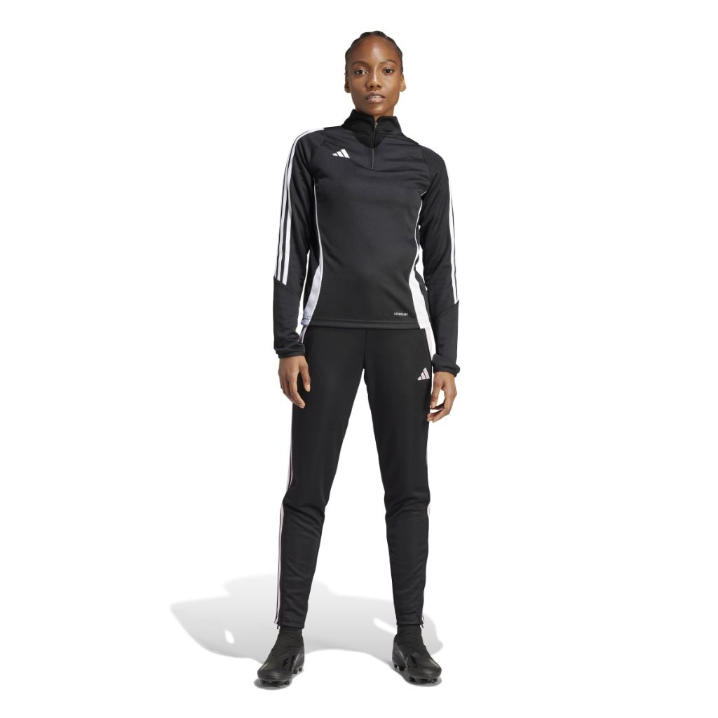 adidas Women's Tiro 24 Training Pants - Black/Clear Pink, Small/Tall