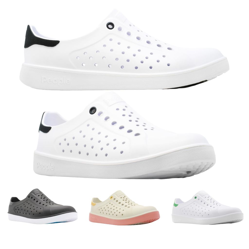 People Footwear Unisex Ace Slip-On EVA Water Shoes - Yeti White, Size 5 (M), 7 (W)