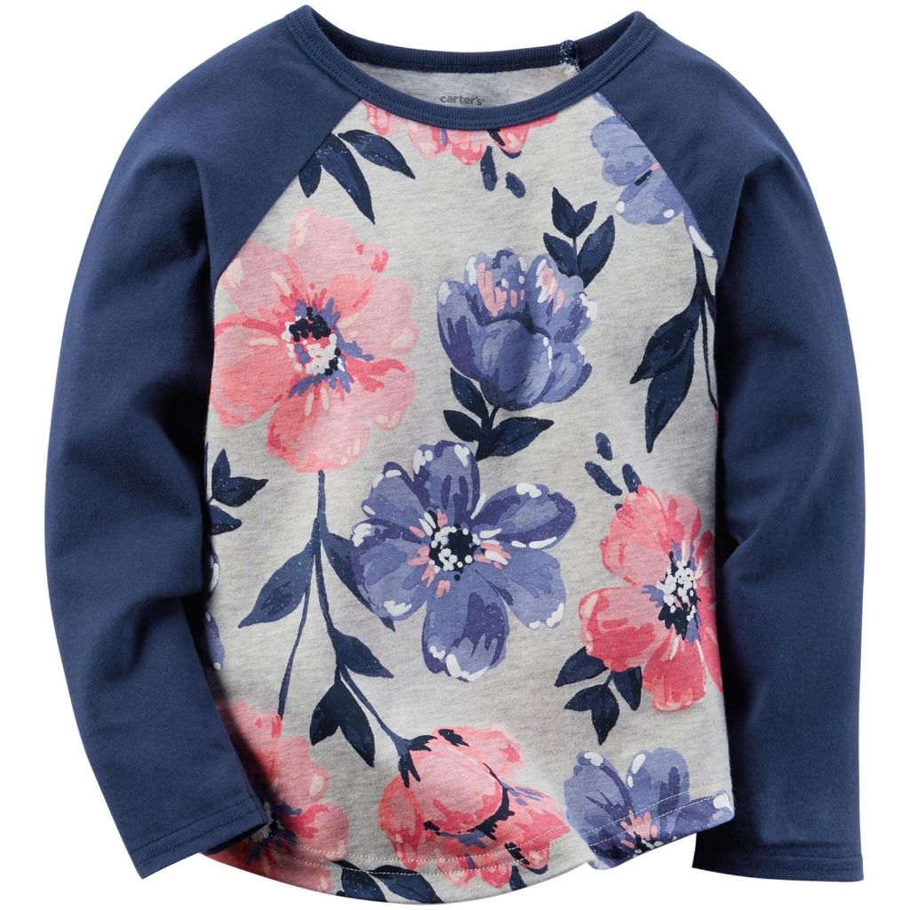 Carter's Baby Girls Knit Fashion Top, Print, 3 Months