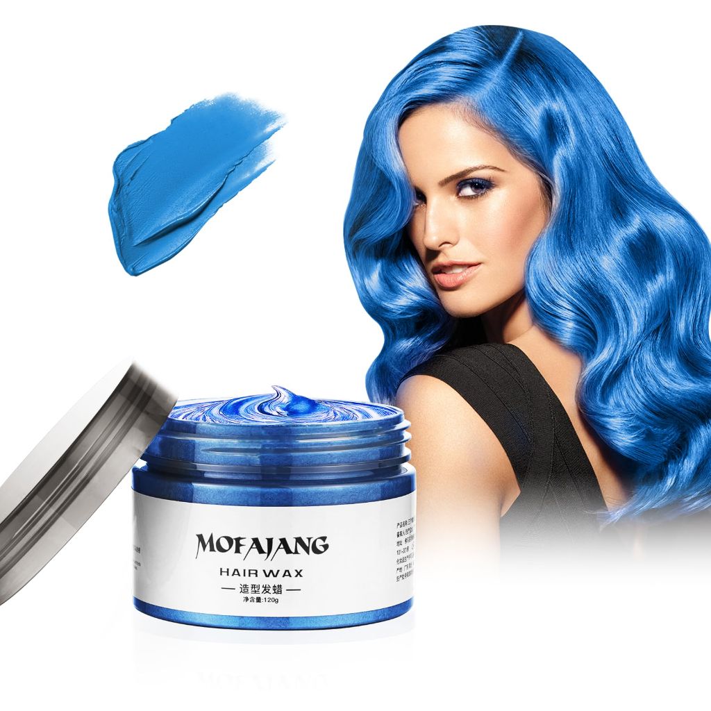 Temporary Hair Color Chalk,  Kid Friendly, Hair Wax Color (1, Brown)