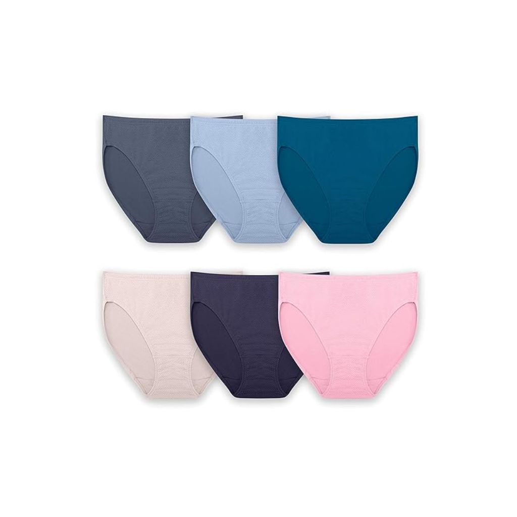 Fruit of the Loom Women s Breathable Micro-Mesh Underwear  6-Pack