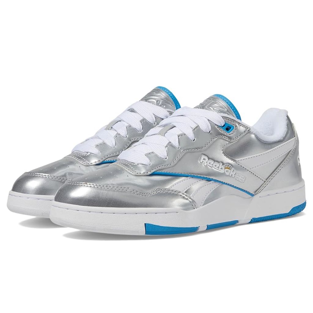 Women's Reebok x Angel BB 4000 II Basketball Shoe - Silver / Always Blue / White - SIZE 5