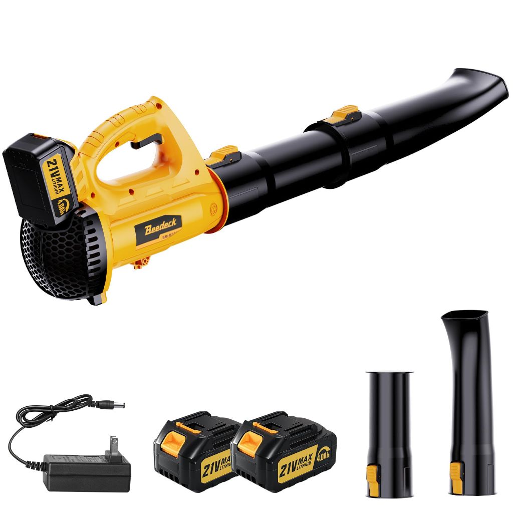 Leaf Blower Cordless with 4.0Ah Battery and Charger, 6 Speed Mode, 250MPH High Speed