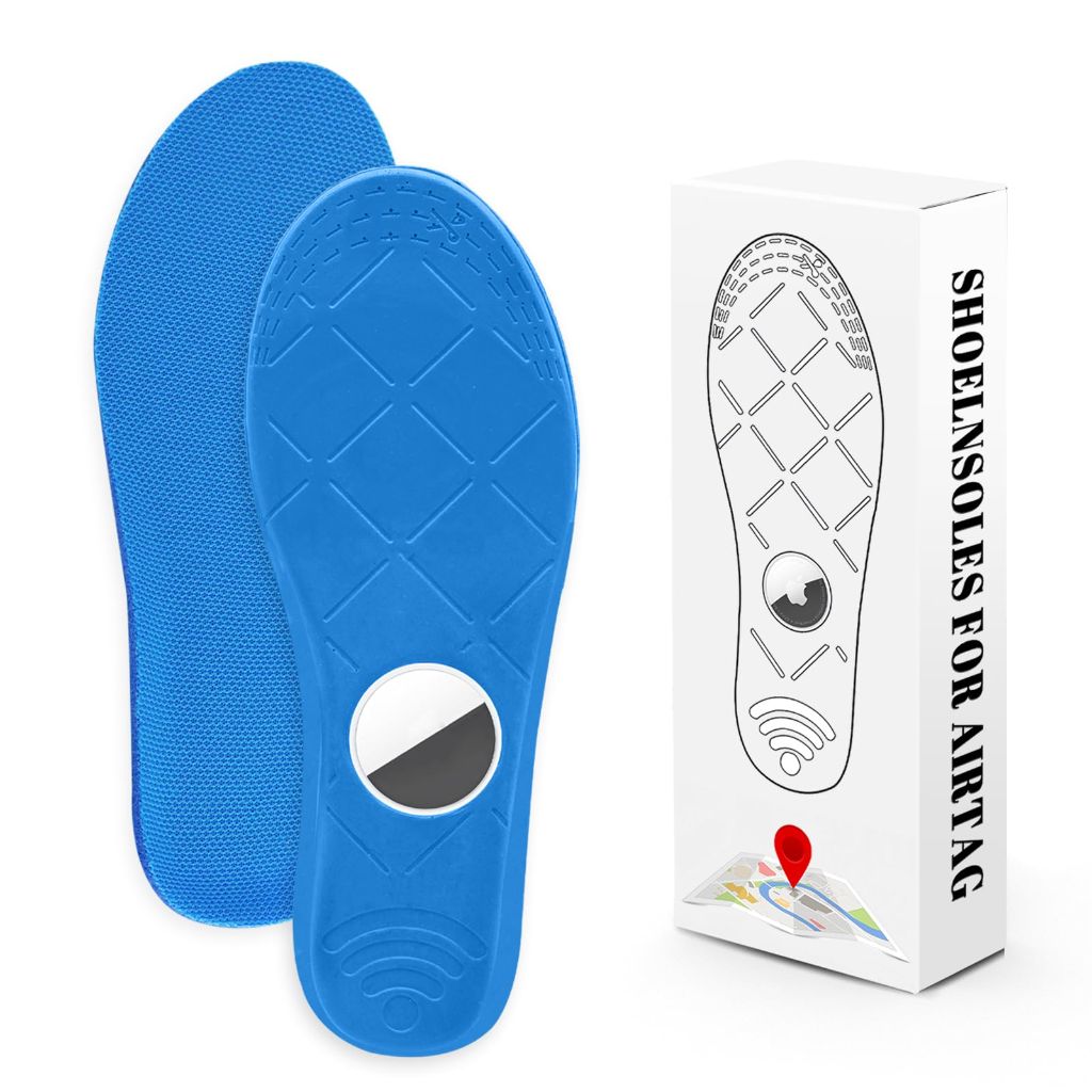 Insoles for Airtag Hidden Holder, Airtag Case for Tracking Devise Steps and Shoes for Kids (155-170mm)