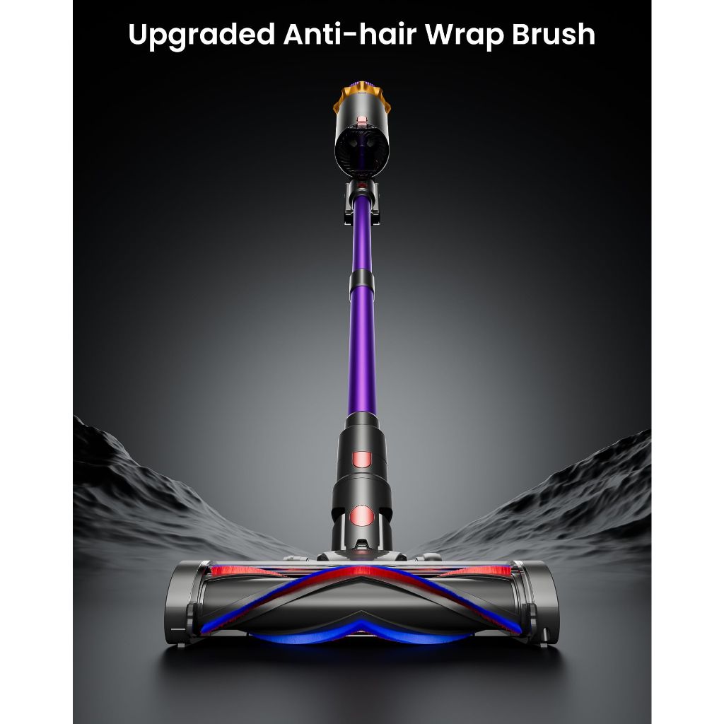 Self-Standing Cordless Vacuum with Charging Dock Station, LED Display, 550W