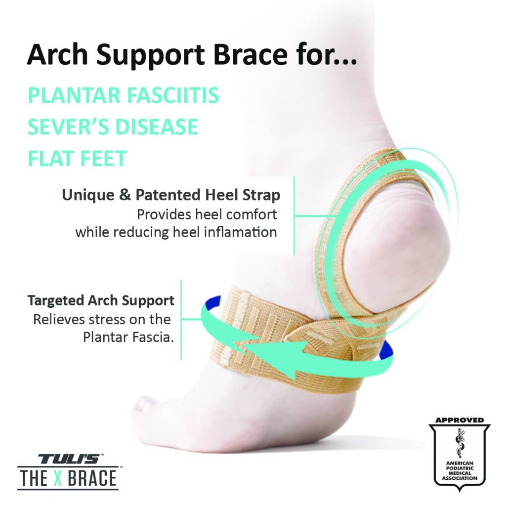 Tuli's X Brace, Arch Support Brace and Compression, 1 Pair, Small