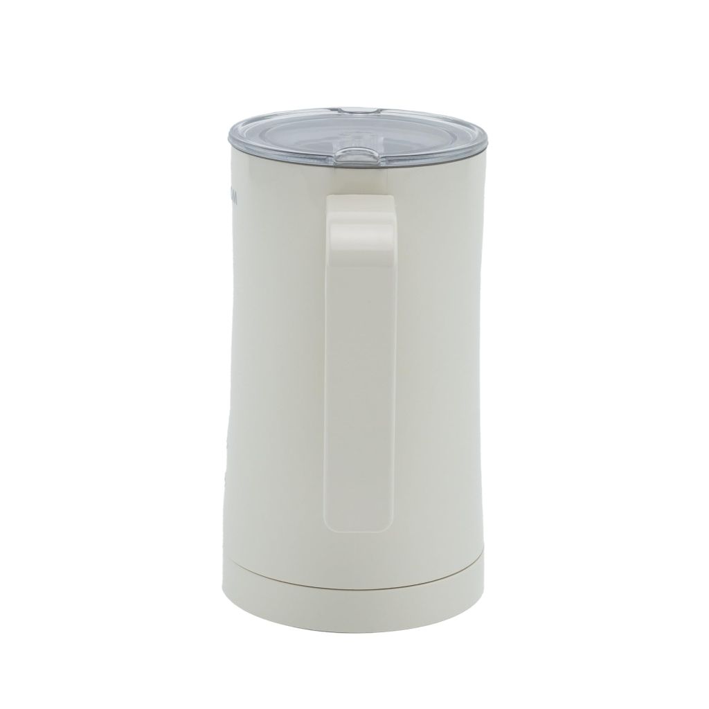 MOPHOM Milk Frother, 4 in 1 Electric Milk Steamer,11.84oz/350ml Automatic Warm and Cold Foam frother for Coffee, Latte, Macchiato, Cappuccino, Hot Chocolate,From the Makers of Mophom 400W,Off White