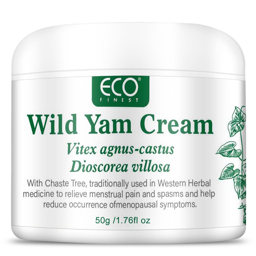 WFDL Wild Yam Cream for Hormone Balance, Organic Yam Cream with Chasteberry, (1.76 OZ)