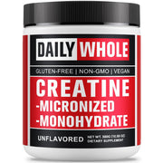 5000mg Creatine Monohydrate Micronized Powder, Pure Unflavored Micronized Creatine Monohydrate 300g (60 Servings)