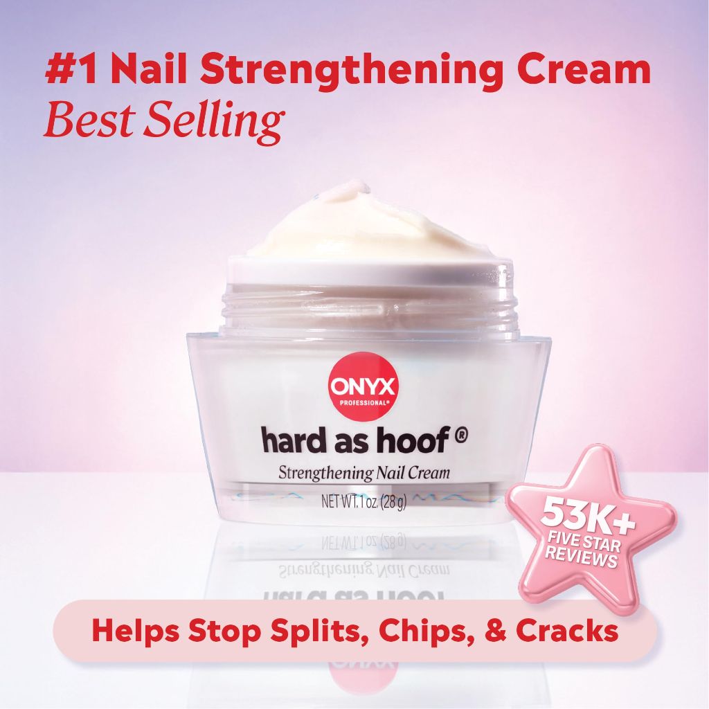 Onyx Professional Hard as Hoof Nail Strengthening Cream, Island Coconut Scent - 1 oz