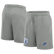 Men's Nike Heather Gray Kentucky Wildcats Legacy Fleece Essential Shorts,