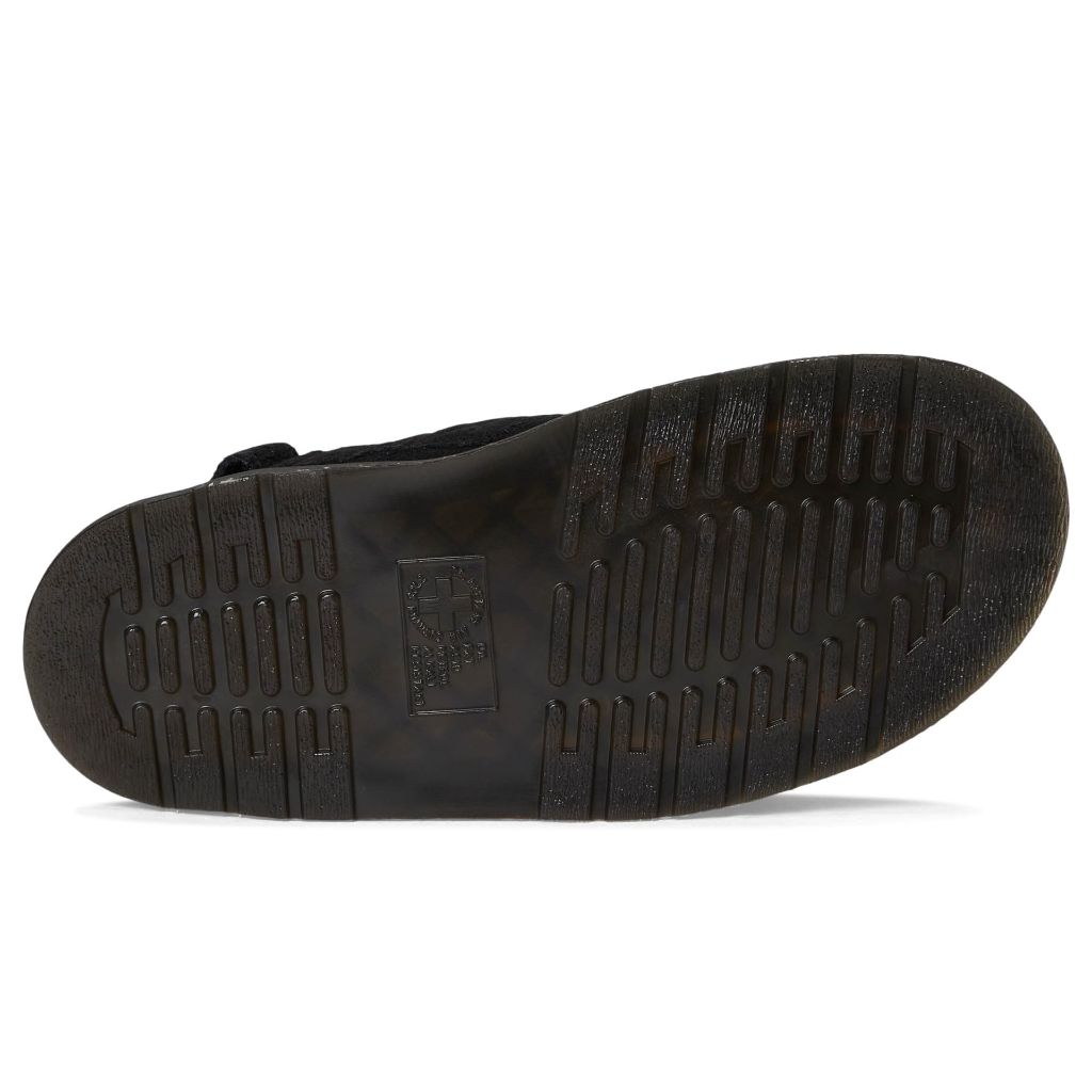 Dr. Martens Men's Jorge II Suede Slingback Mules, Black Eh Suede, 14 W/13 M US