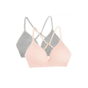 Fruit of the Loom Girls Seamless Soft Cup Bra 2-Pack  Sizes 28-38