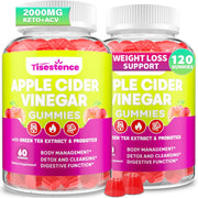 Tisestence - Appetite Suppressant Supplement | Apple Cider Vinegar Gummies with Green Tea Extract | 120 Gummies