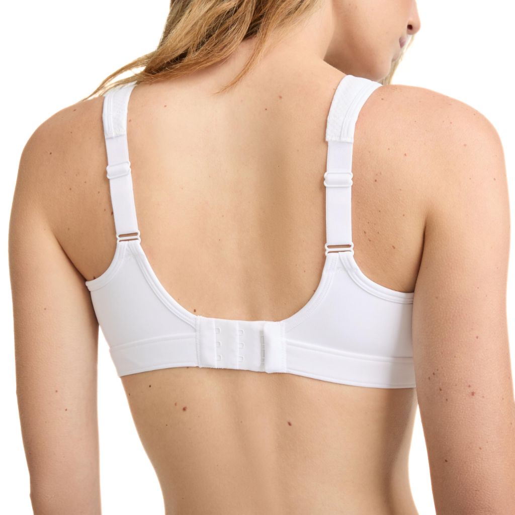 SZ 34DD, Champion Women's Sports Bra, High-Impact, Maximum Support, Breathable, Moisture-Wicking Fabric, White