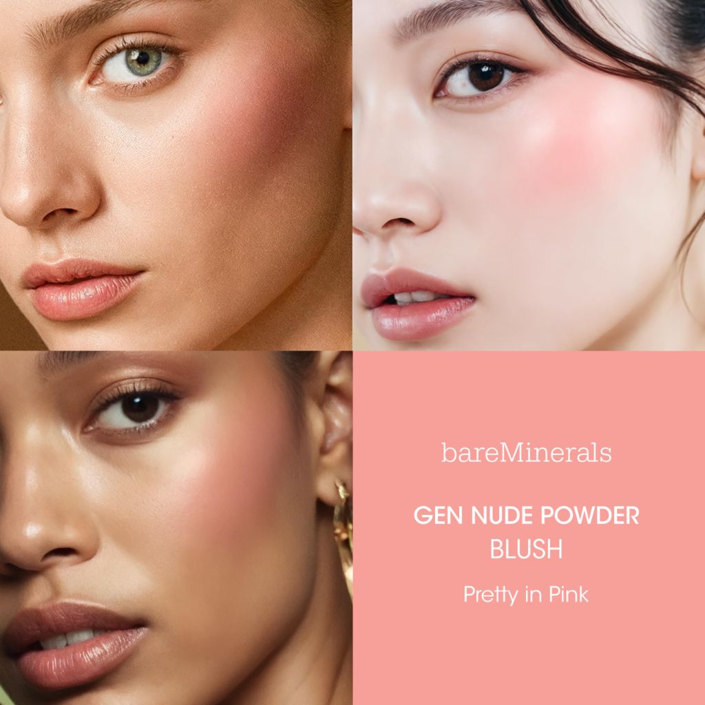 BareMinerals Gen Nude Powder Blush | Pretty in Pink | 6g. / 0.21oz