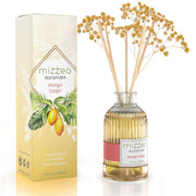 MIZZEO Reed Diffuser Set, Mango Tango 6.76 fl oz Highly Scented Room Diffuser Home Fragrance