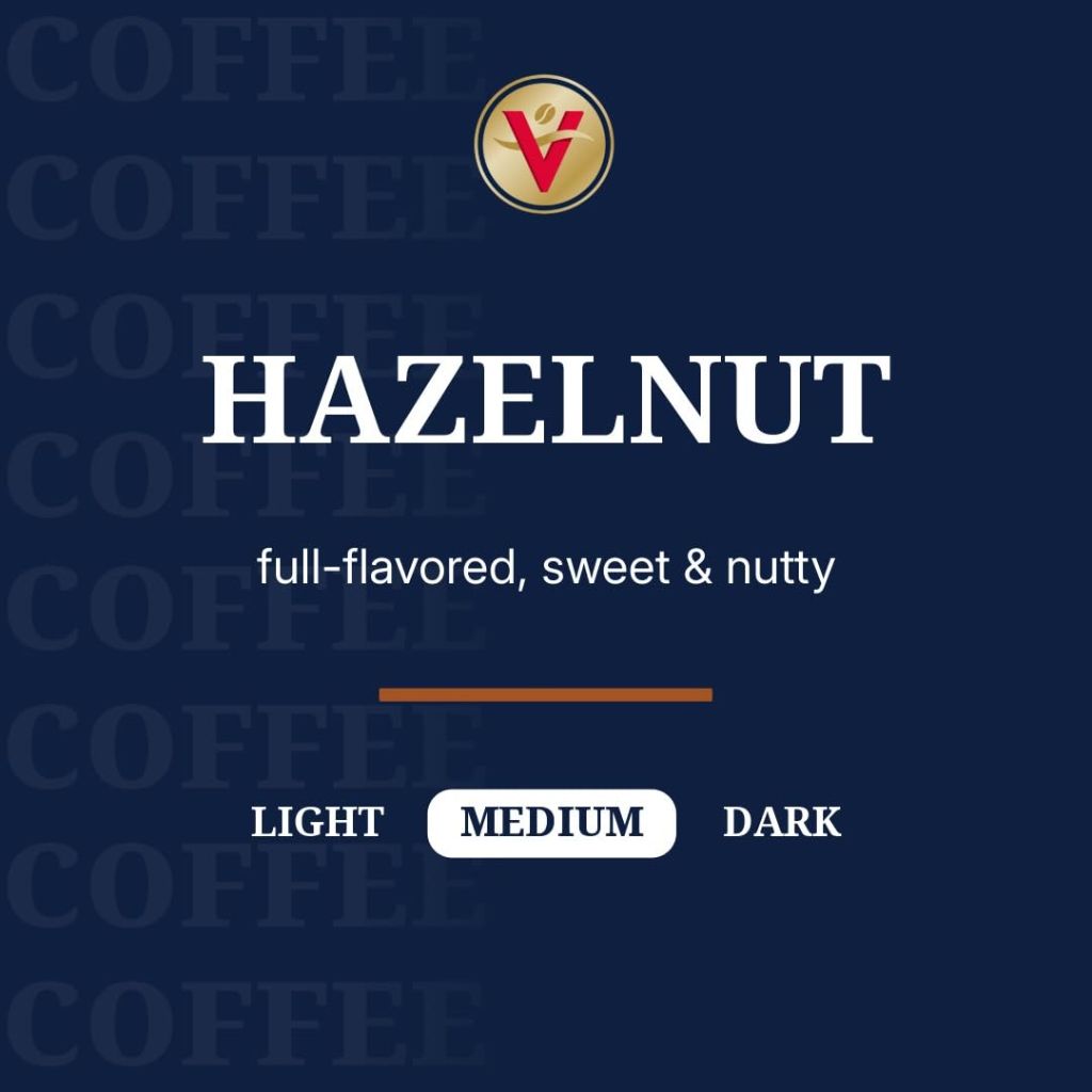 Victor Allen's Coffee Hazelnut Flavored, Medium Roast, 80 Count
