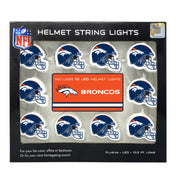 NFL Helmet String Lights - Denver Broncos, 11ft / 10 LED Lights