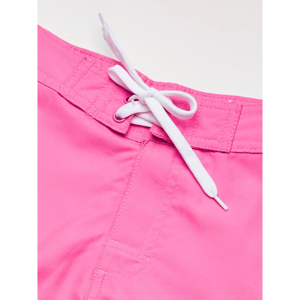 Kanu Surf Big Girls Sassy UPF 50+ Quick Dry Beach Coverup Boardshort, Sassy Neon Pink Solid, X-Large (16)