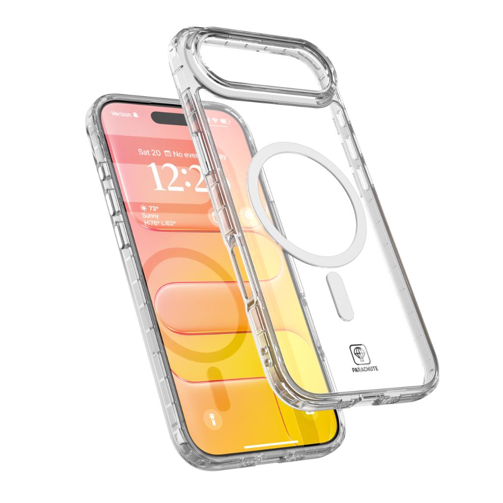 Parachute Clear Cover for iPhone 17 Air Case 6.5" with Magnetic Strip– per -Crystal Clear