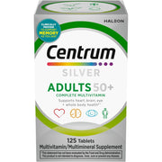 Centrum Silver Adults 50 Plus Complete Multivitamin With Vitamin C, D, E - 125ct