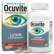 Ocuvite Eye Vitamins & Mineral Supplement  With Lutein & Antioxidants for Eye Health  120 Tablets