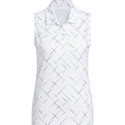 adidas Women's Ultimate365 Polo Golf Tank Top - White, Size Large