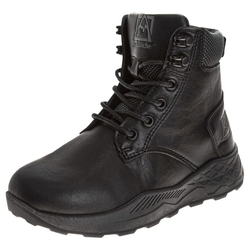 Avalanche Kids Hike Boot LaceUp Shoe - Black (size 4 Infant)