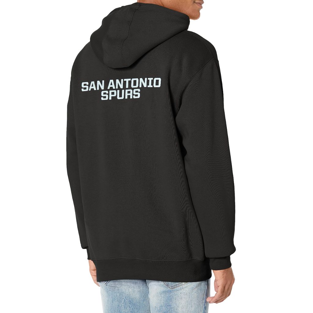 SZ L, NBA Con Team Hoodie, San Antonio Spurs | Black